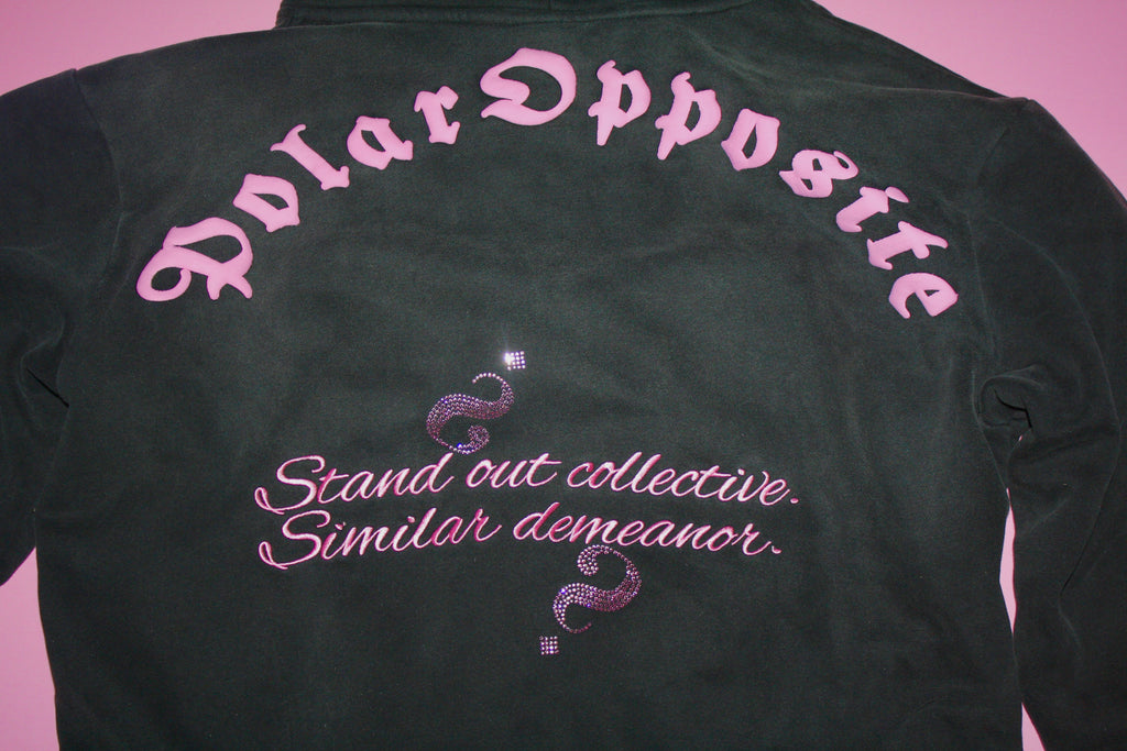 Stand Out Collective pink logo hoodie