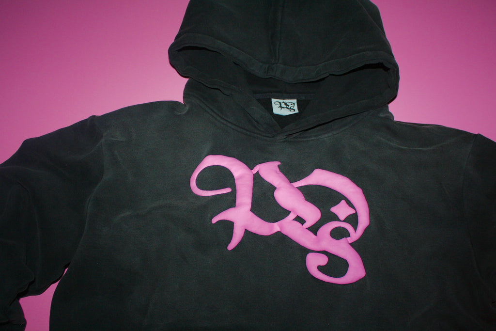 Stand Out Collective pink logo hoodie