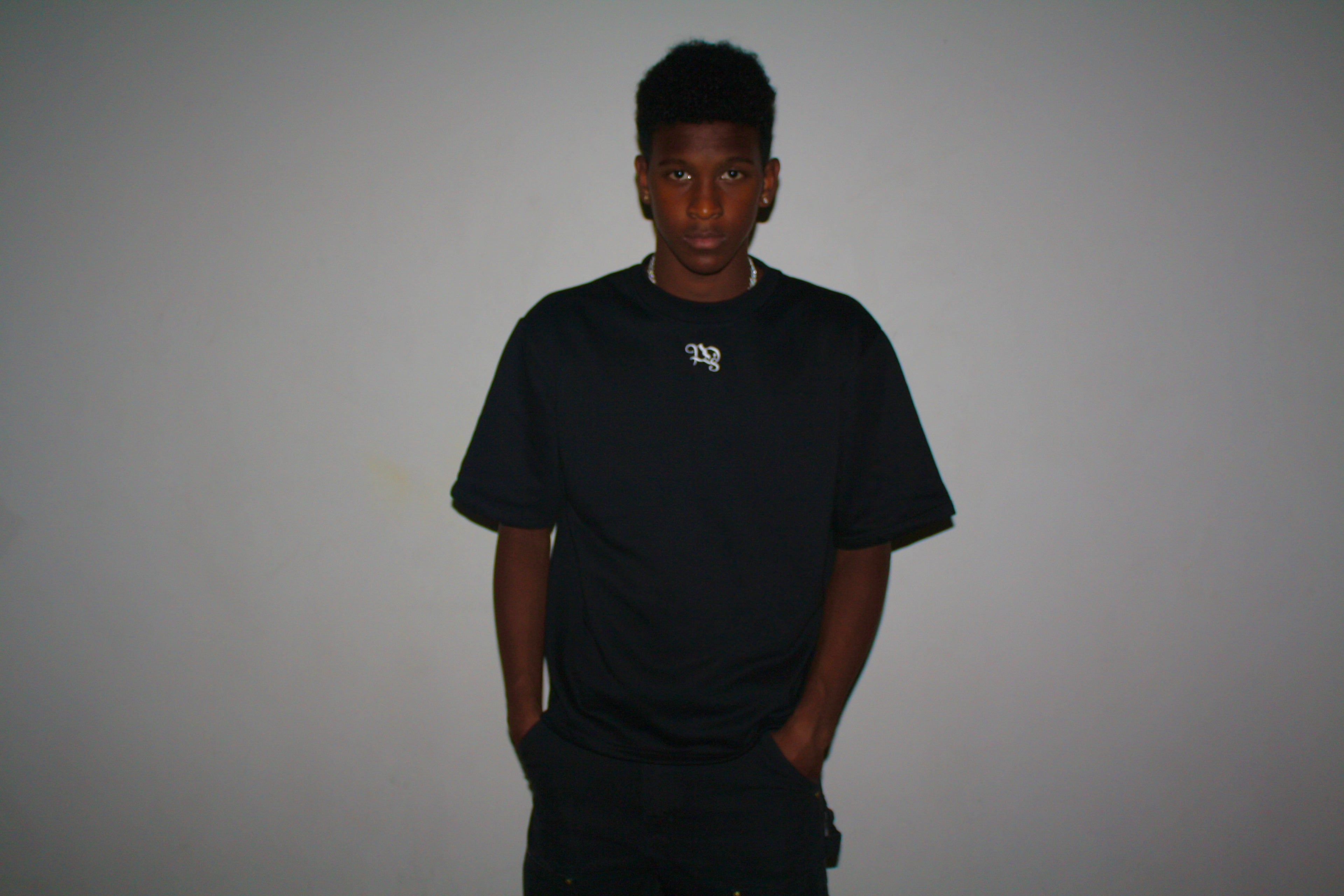 Stand Out Collective reflective shirt being modeled